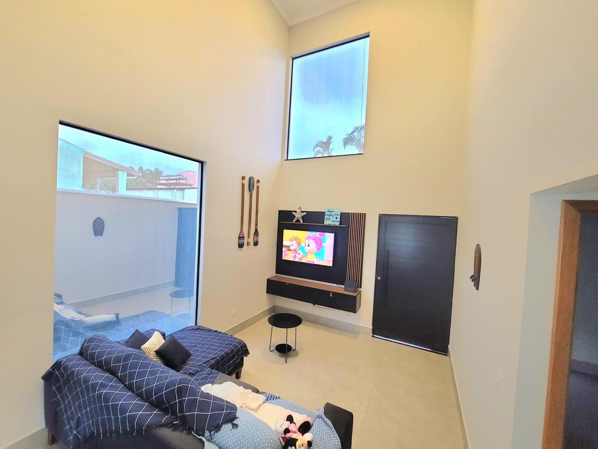 Linda Casa A 200M Da Praia Do Capricornio カラグァタトゥバ エクステリア 写真
